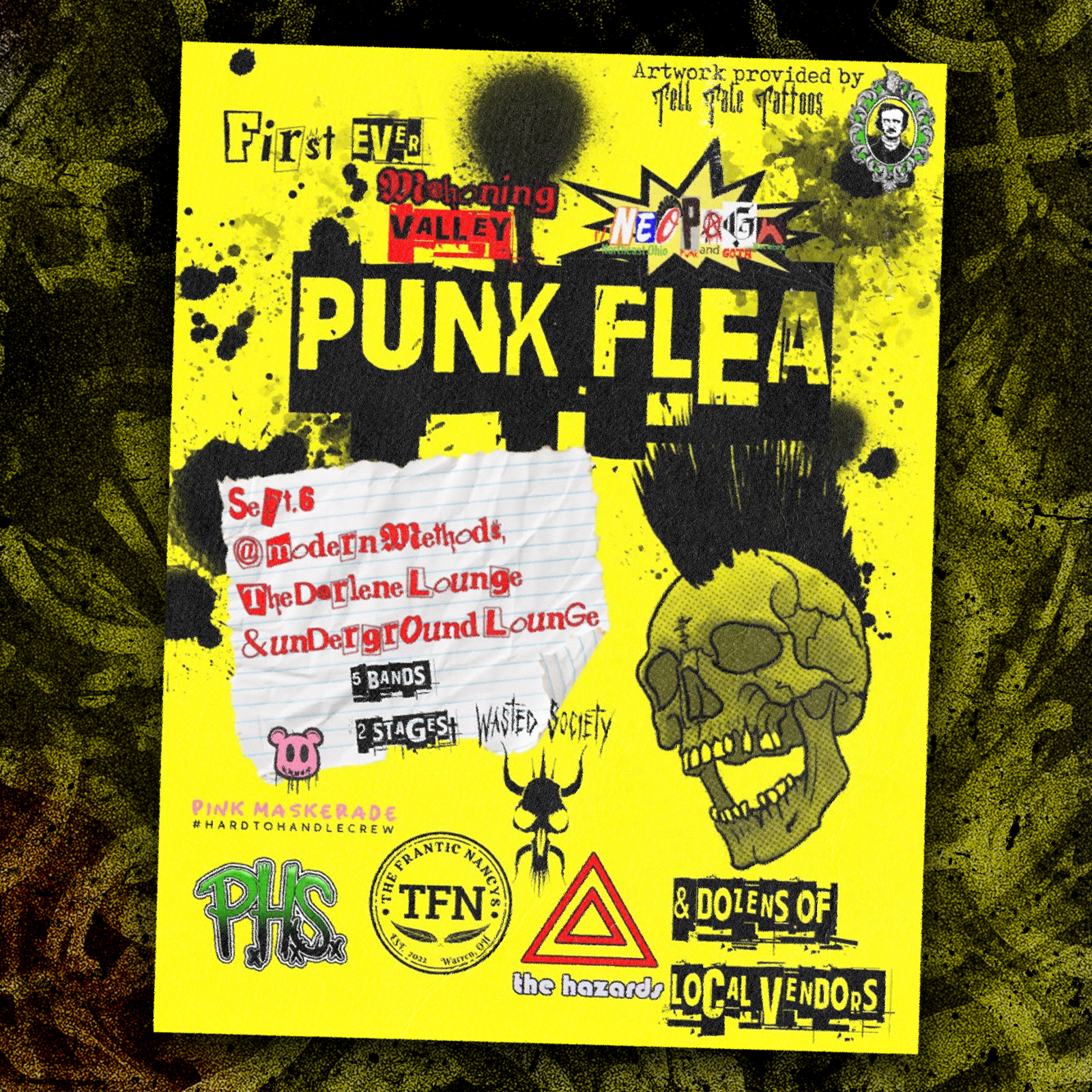 Mahoning Valley Punk Rock Flea flyer.