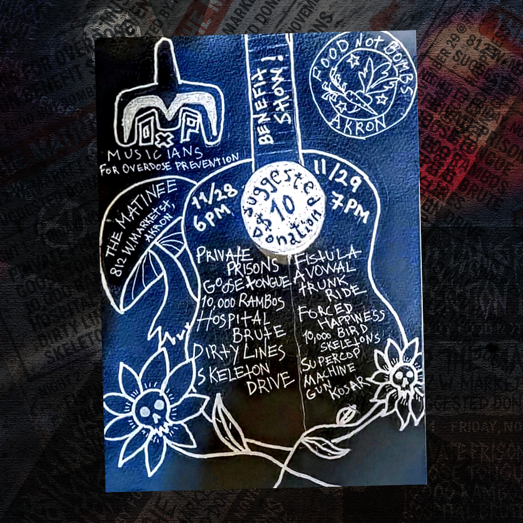 Musicians for Overdose Prevention Benefit Show