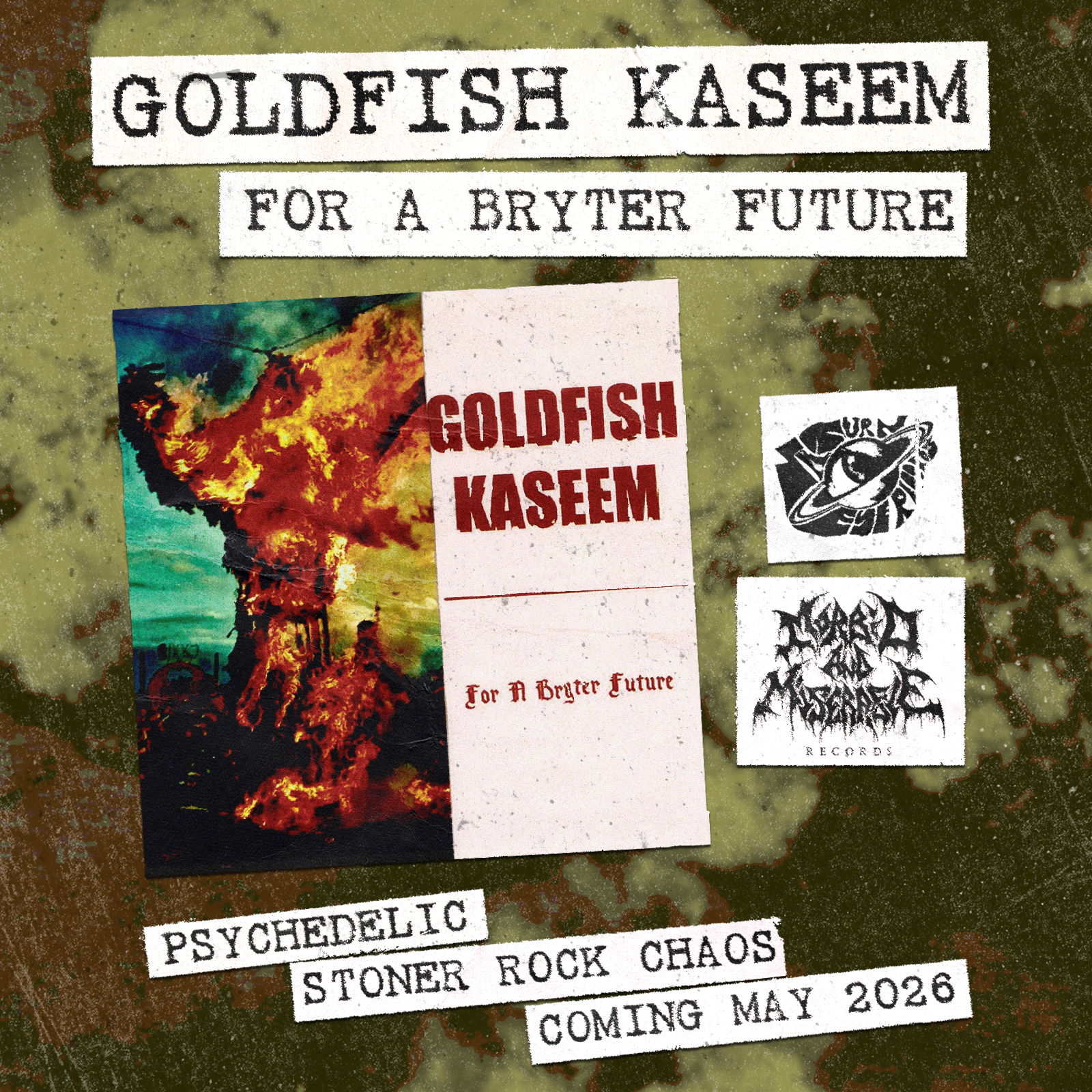Goldfish Kaseem. For a Bryter Future.