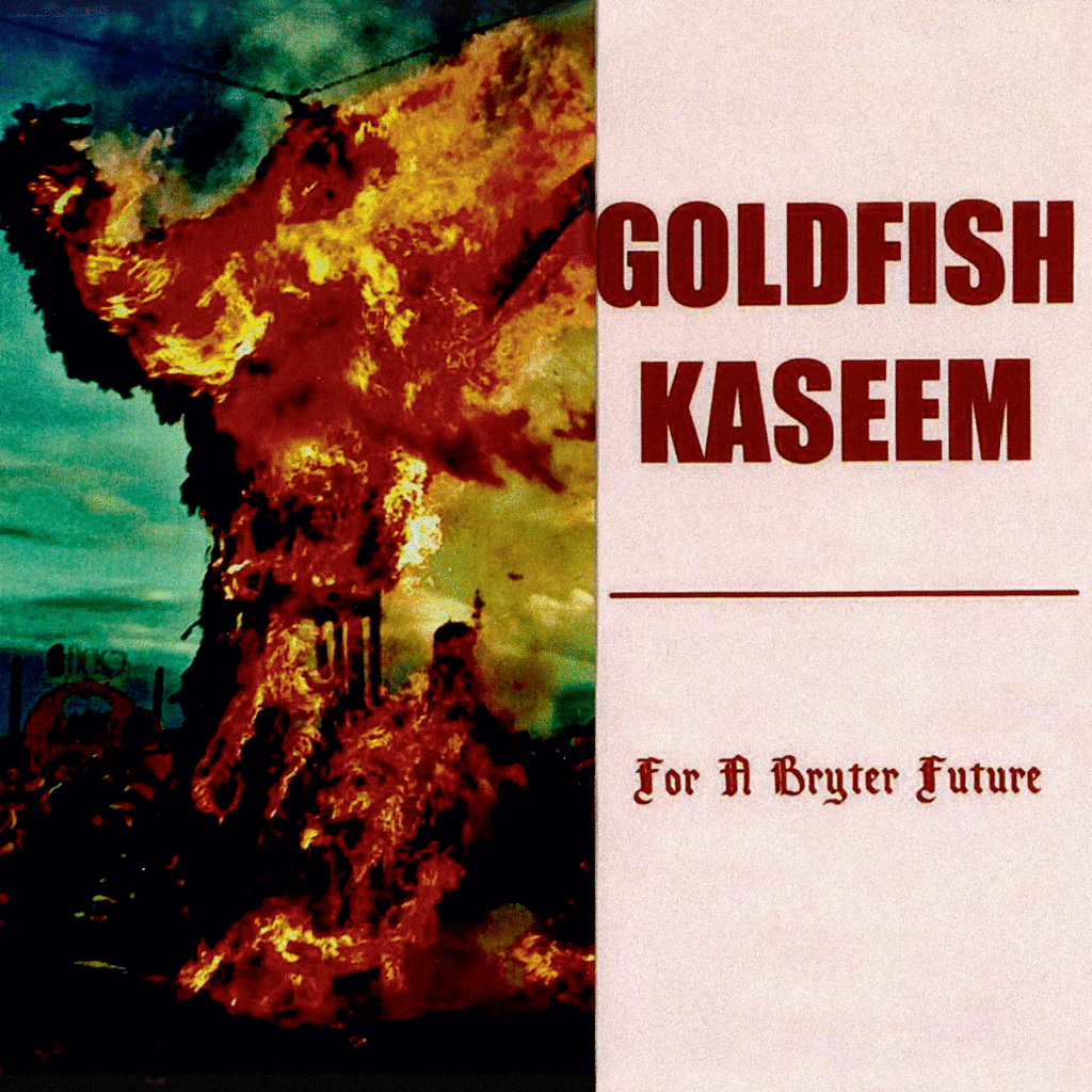 Goldfish Kaseem. For A Bryter Future.