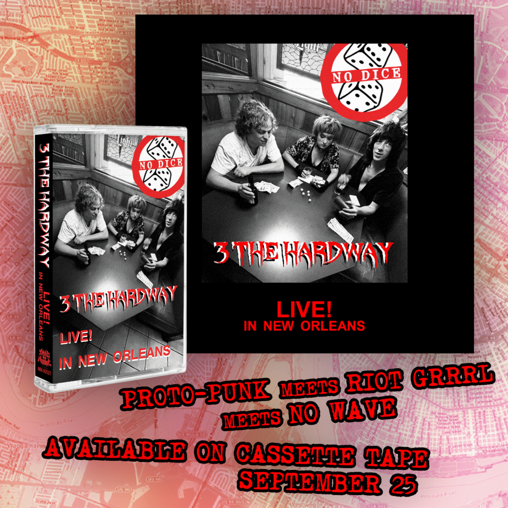 Proto-punk meets riot grrrl meets no wave. Available on cassette tape September 25.