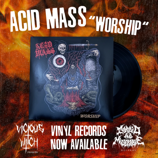 Acid Mass - Worship. Vinyl records now available.